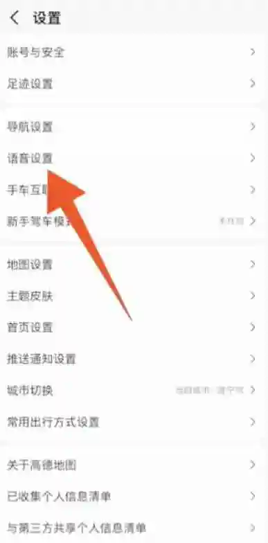 高德地图怎么设置语音 高德地图设置语音方法图文教程