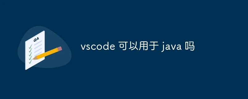 vscode 可以用于 java 吗