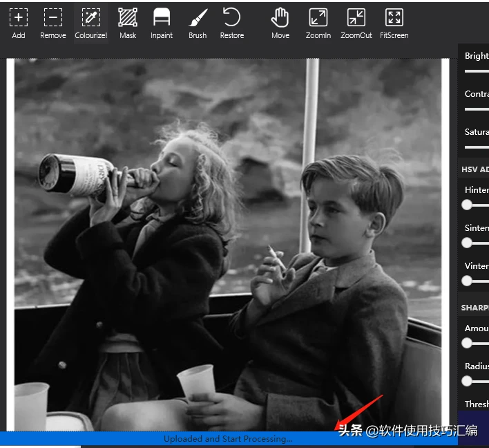 黑白图片如何变成彩色，这款小软件用起来瞬间让照片生动多彩！