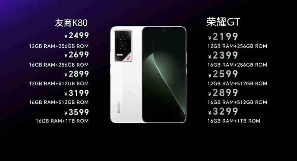 最便宜的骁龙8Gen3！荣耀GT正式发布：售价2199元起！
