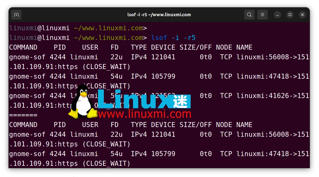 Linux高手必备工具:掌握 LSOF 命令实时监控端口