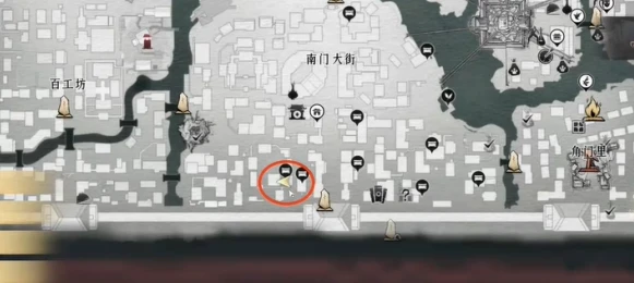 燕云十六声南门大街妙妙喵在哪 南门大街妙妙喵位置介绍