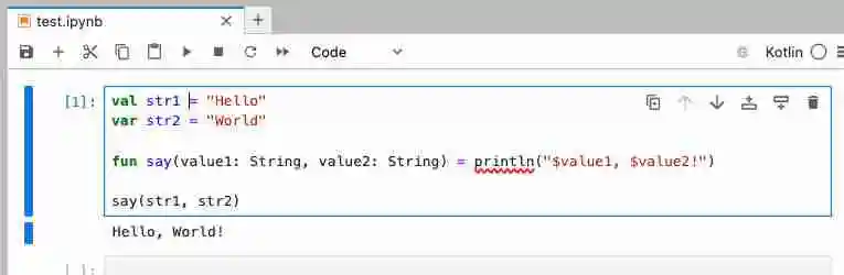 使用 Jupyter 和 Kotlin 创建笔记本