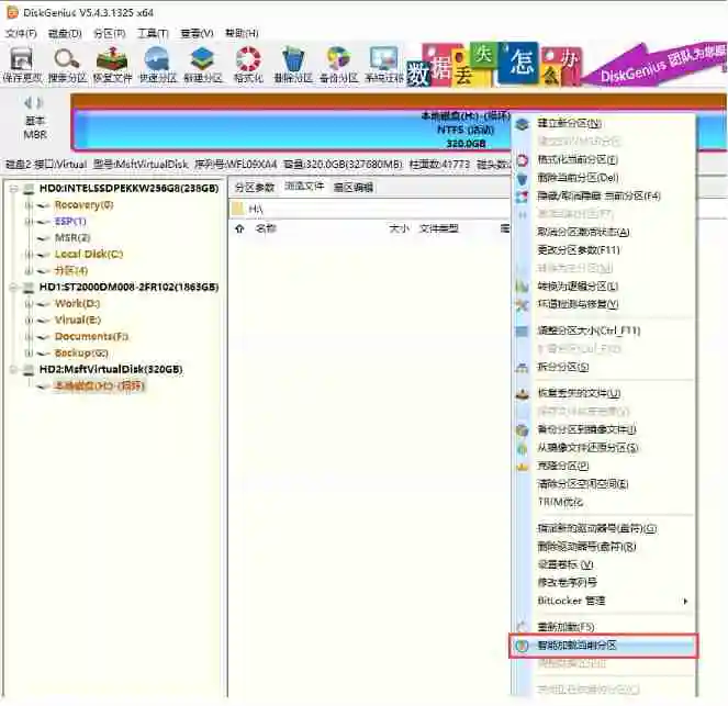 diskgenius怎么智能加载NTFS分区？-diskgenius智能加载NTFS分区的方法