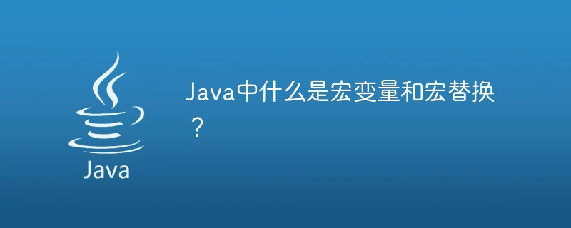 Java中什么是宏变量和宏替换?