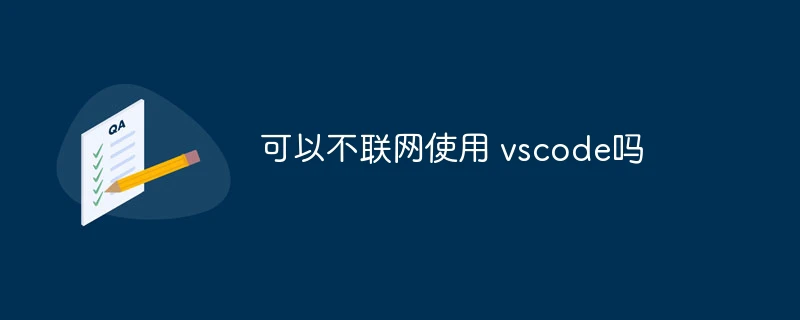 可以不联网使用 vscode吗