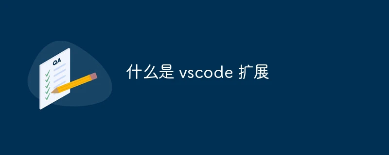 什么是 vscode 扩展