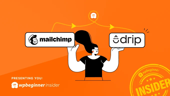 为什么 WPBeginner 从 Mailchimp 转向 Drip – 4 个原因