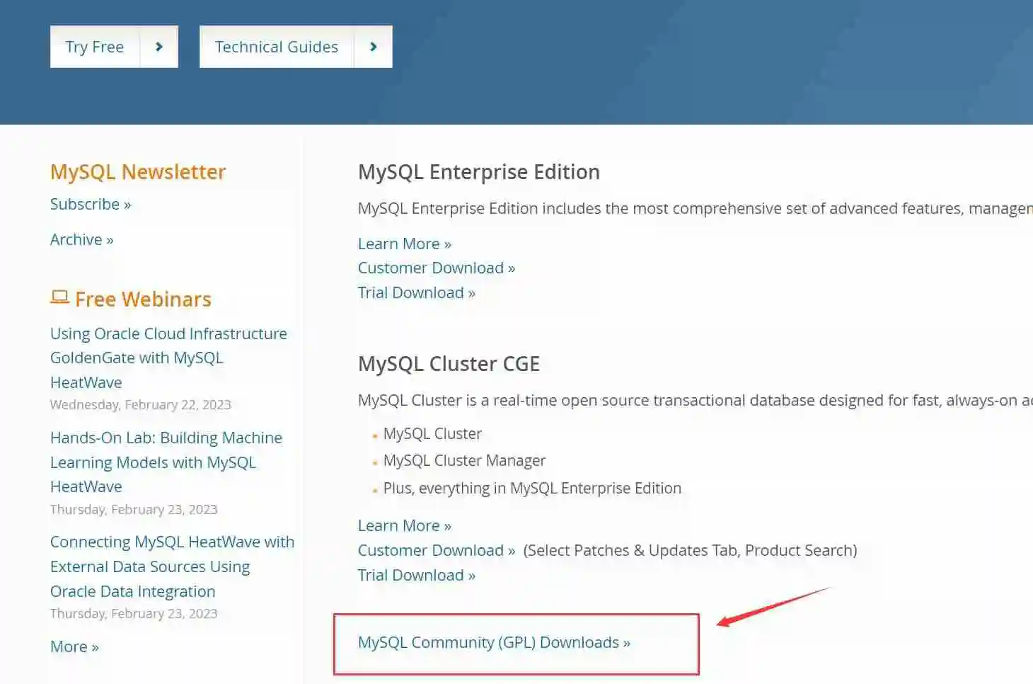 如何下载Windows 版本最新Mysql 安装包？