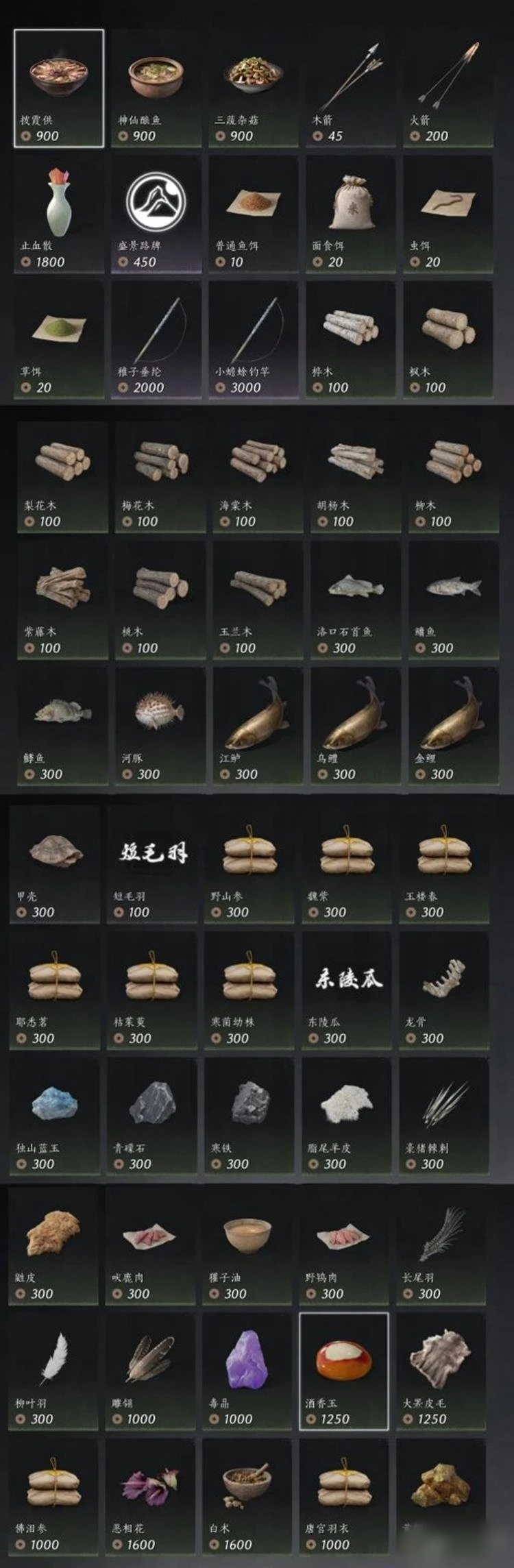 《燕云十六声》全商人位置一览