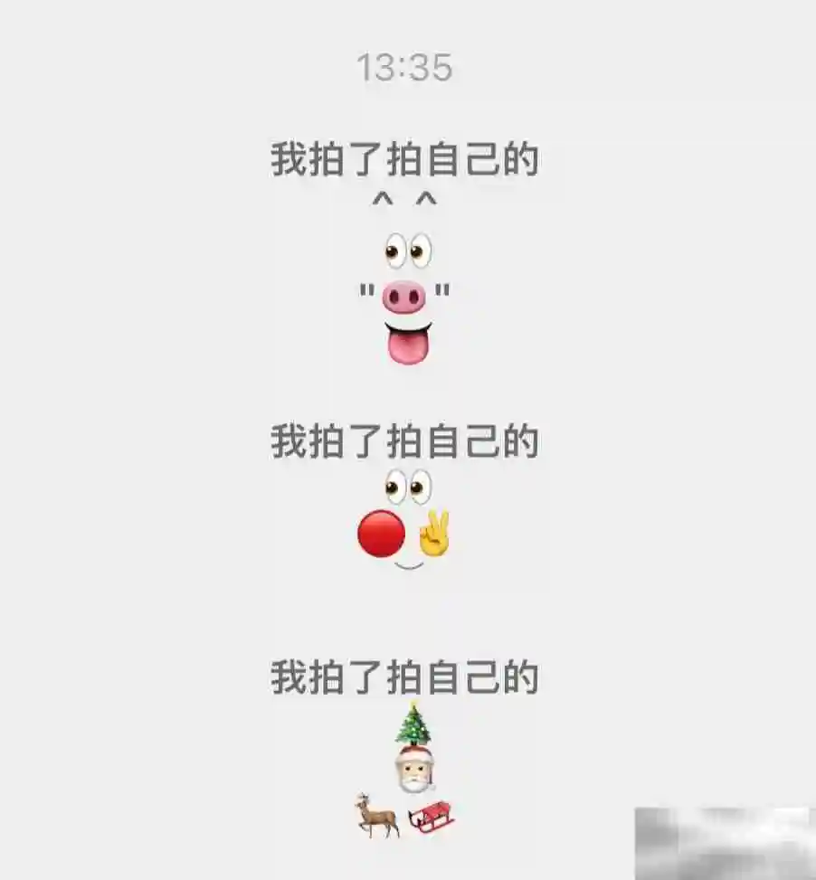 《微信》拍一拍小动物文字图案分享