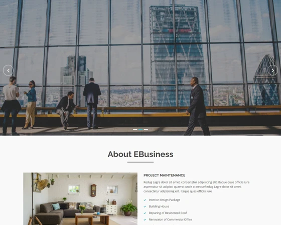 Business大图幻灯商务写字楼模板