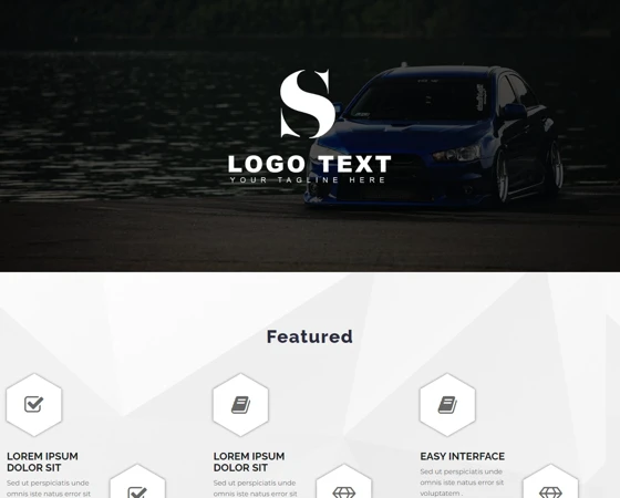 超级汽车活动专题fullpage滚屏html5模板
