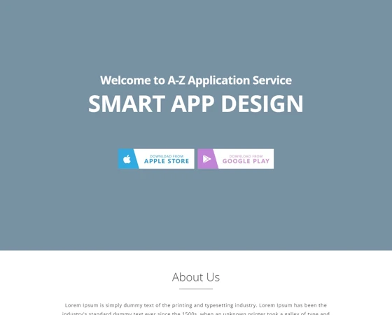 APP DESIGN设计公司bootstrap模板