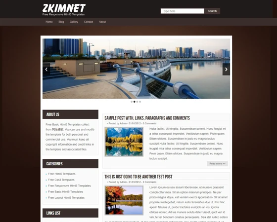 房产家居类html5模板下载
