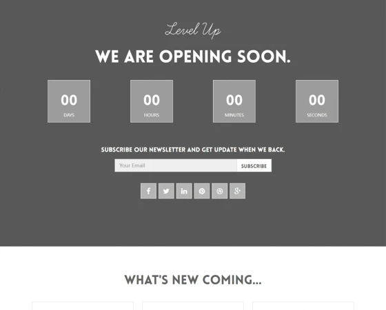 灰色网站改版上线展示页html5模板