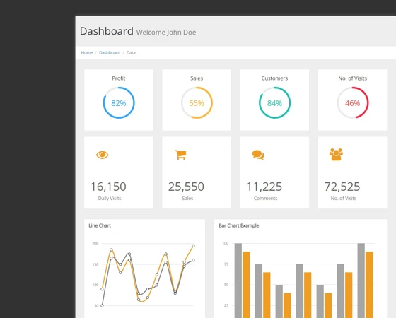 Marvel后台UI界面系统bootstrap模板