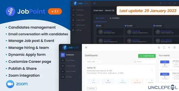 JobPoint - Recruitment Management System 3.1 NULLED