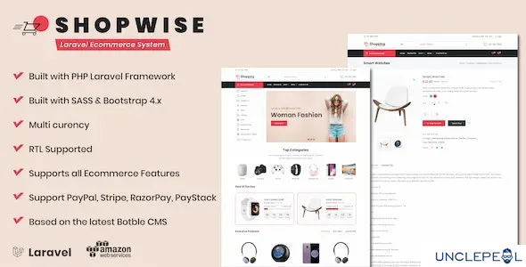 Shopwise - Laravel Ecommerce Multilingual System 1.37.0 NULLED