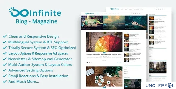 Infinite - Blog & Magazine Script Application 4.4 NULLED