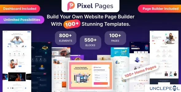 PixelPages - SAAS Application Website Builder for HTML Template 1.0.3