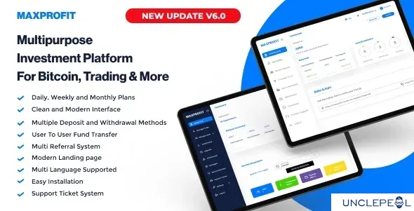 Max Profit - Online Multipurpose Investment Platform 6.2 NULLED