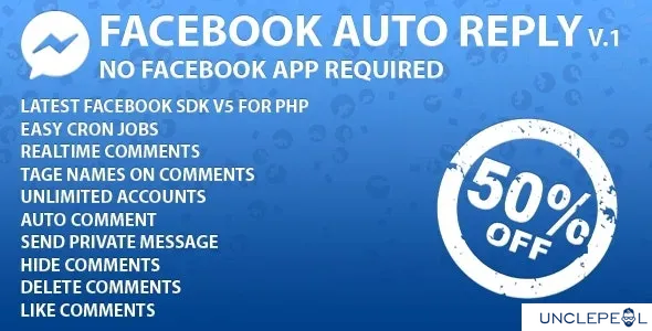 Facebook Auto Reply (SAAS Ready) 2.0.1