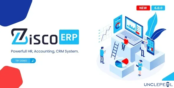 ZiscoERP - Powerful HR, Accounting, CRM System Codecanyon 6.0.4 NULLED