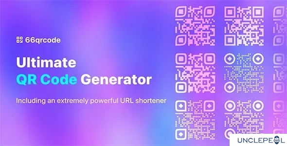 66qrcode - Ultimate QR Code Generator and URL Shortener (SAAS) System 18.0.0 NULLED Extended