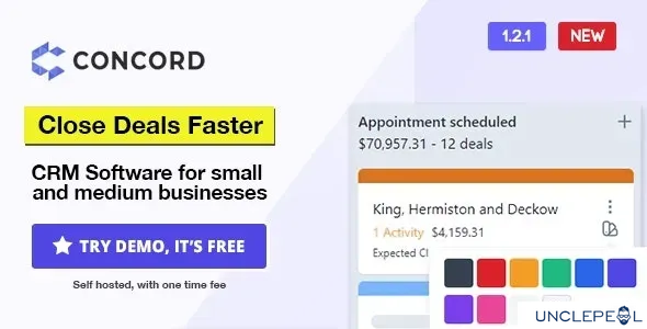Concord - Deals Management CRM PHP System 1.3.4