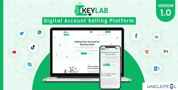 KeyLab - Digital Account Selling Platform 1.0 NULED