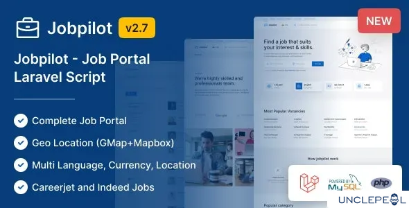 Jobpilot - Job Portal Laravel Script PHP 2.77.17