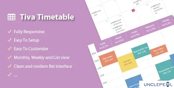 Tiva Timetable For PHP 1.4