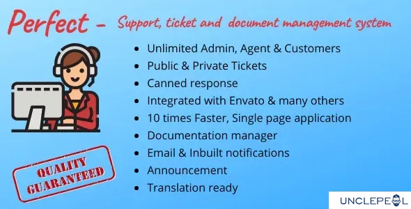 Perfect Support ticketing & document management system 1.7 NULLED