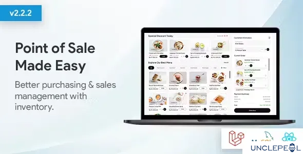 POS - Ultimate POS system with Inventory Management System - Point of Sales - React JS - Laravel POS 3.0.0