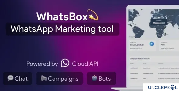 WhatsBox - The WhatsApp Marketing - Bulk Sender, Chat, Bots, SaaS 1.6.0