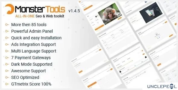 MonsterTools: The All-in-One SEO & Web Toolkit Script 2.1.0 NULLED