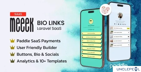 Meeek - Bio Links SaaS (Laravel) 1.3.0
