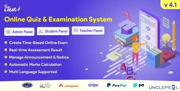 iTest - Quiz & Online Examination System 4.1 NULLED