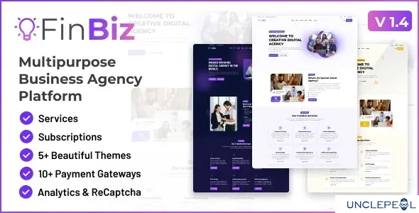 FinBiz - Multipurpose Business Agency Platform 1.4.0