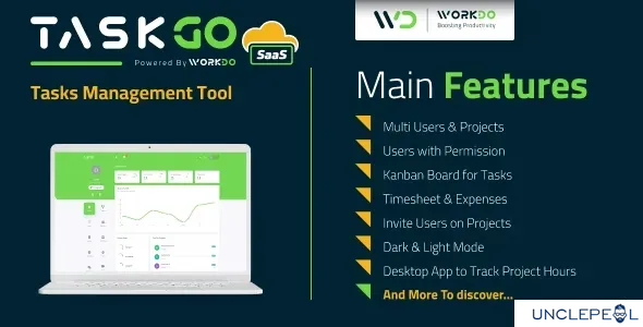 TaskGo SaaS - Tasks Management Tool Script 5.8 NULLED