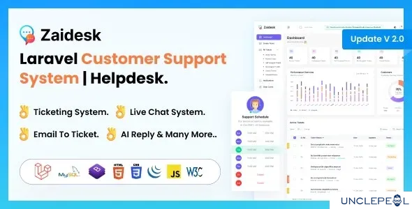 Deskzai - Customer Support System | Helpdesk | Support Ticket. Version 2.3