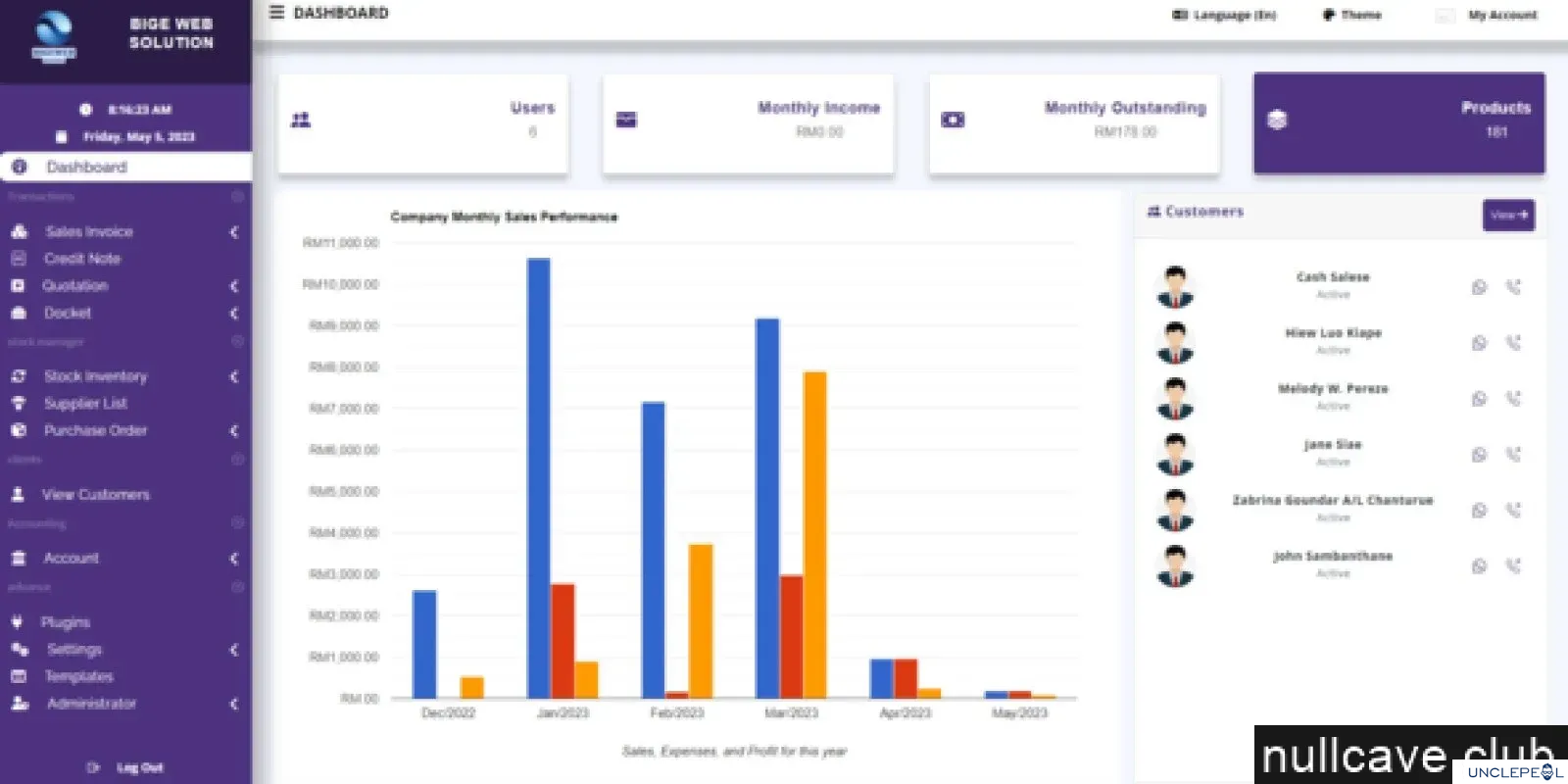 Emitech PHP Invoice System 1.6