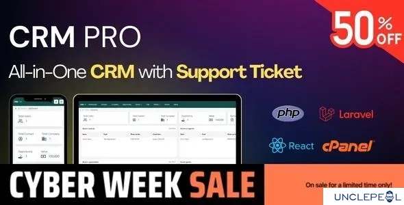 CRM PRO - All in One CRM in Laravel for cPanel 1.0