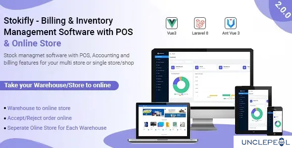 Stockifly - Billing & Inventory Management with POS & Online Shop - codeifly 3.0.0