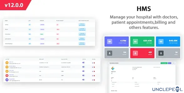 Hospital - HMS - Laravel Hospital Management System - Appointment Booking 14.0.0