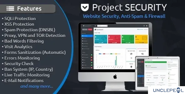 Project SECURITY – Website Security, Anti-Spam & Firewall 5.0.4