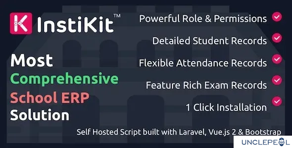 InstiKit School - School Management System & School ERP 3.0.0 NULLED