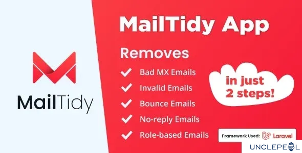 MailTidy - Email List Cleaner SAAS Application 2.1.2 NULLED