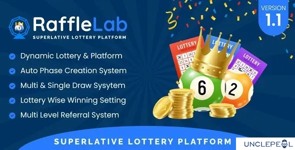 RaffleLab - Superlative Lottery Platform 1.1 NULLED